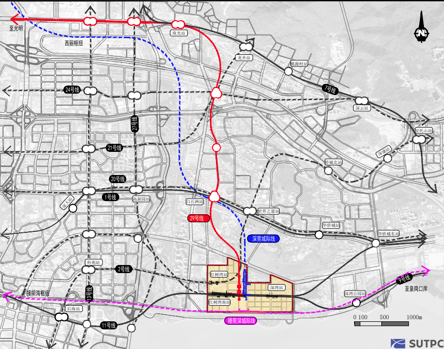 标杆项目| 深圳湾超级总部基地片区综合交通提升规划与交通详细规划